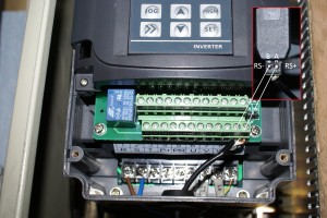 Huanyang VFD RS485 adapter wiring